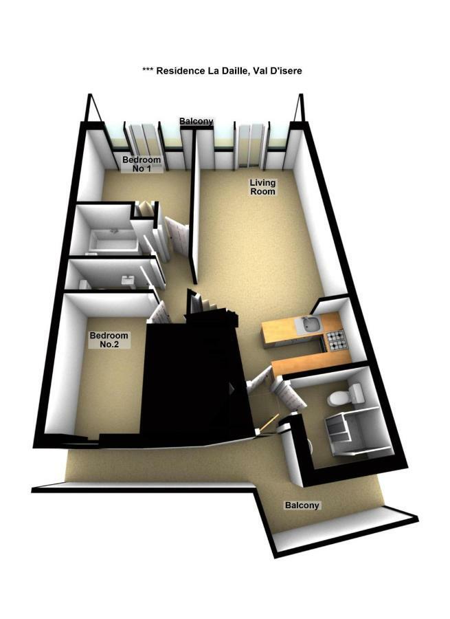 Les Balcons De Bellevarde Val-d'Isere Ngoại thất bức ảnh