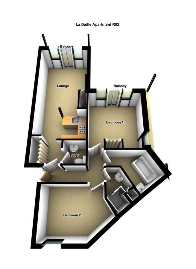 Les Balcons De Bellevarde Val-d'Isere Ngoại thất bức ảnh